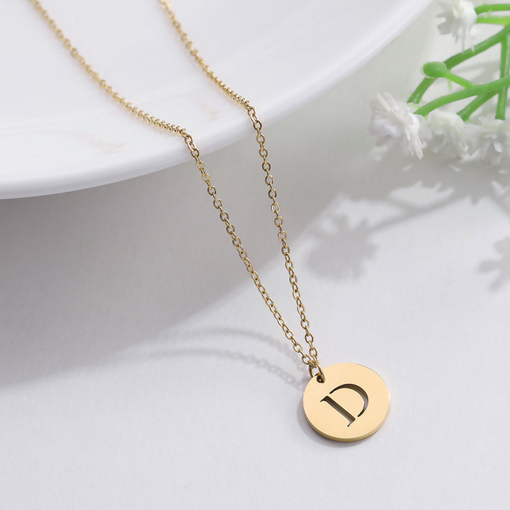 Initialen Ketting Sophia - Coin Ketting