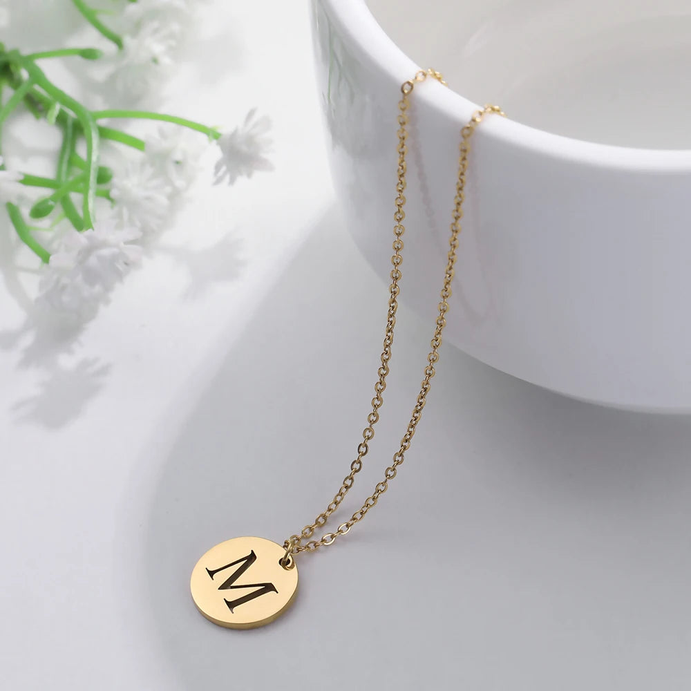 Initialen Ketting Sophia - Coin Ketting