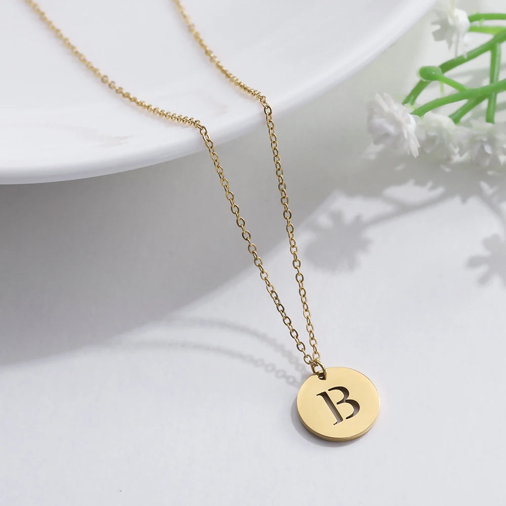 Initialen Ketting Sophia - Coin Ketting